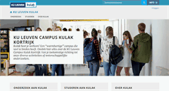 Desktop Screenshot of kuleuven-kulak.be